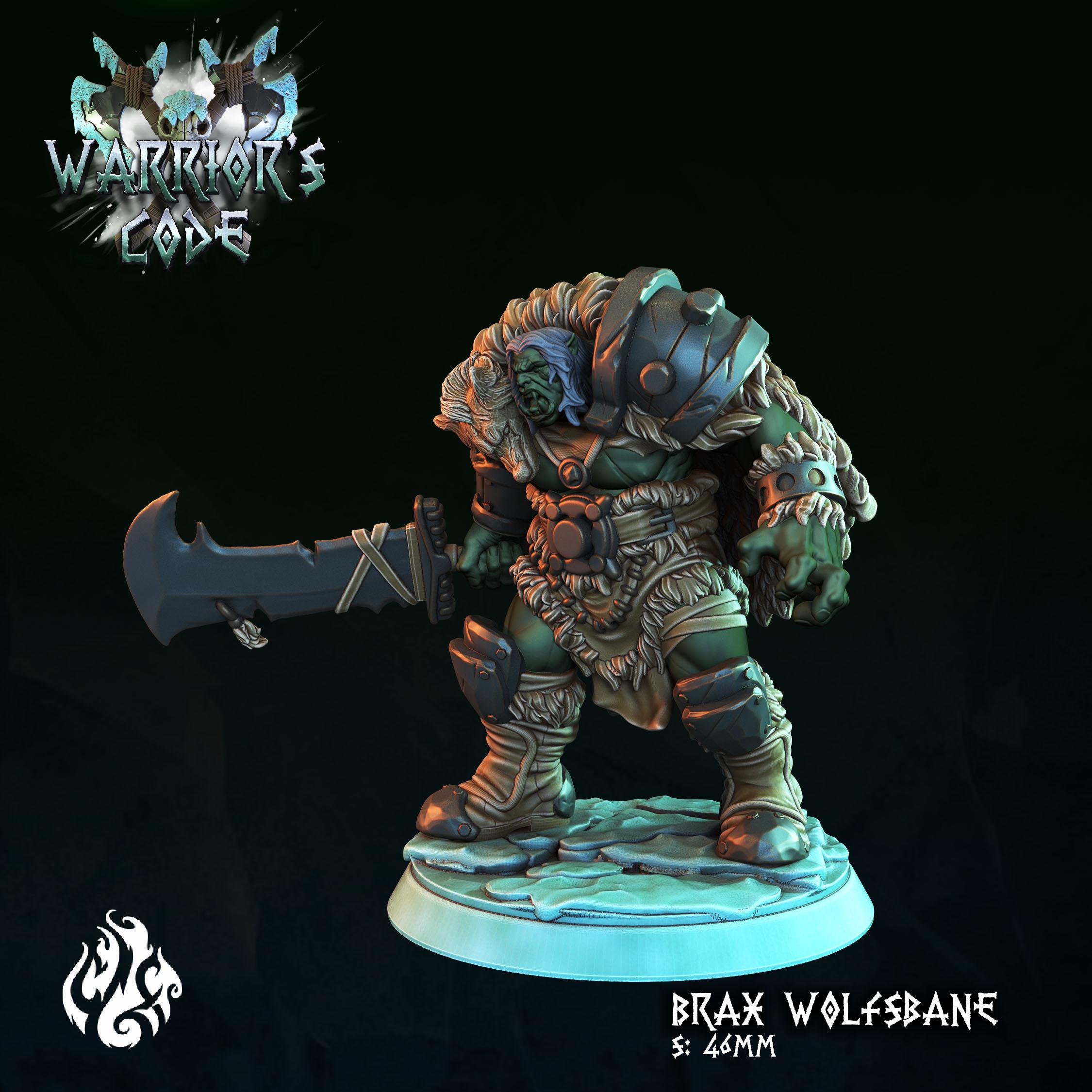 Brax Wolfsbane, Orc Hero 3d model