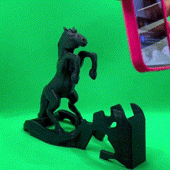 Noble Stand - Horse - Watch, Tablet, Smartphone Holder 3d model