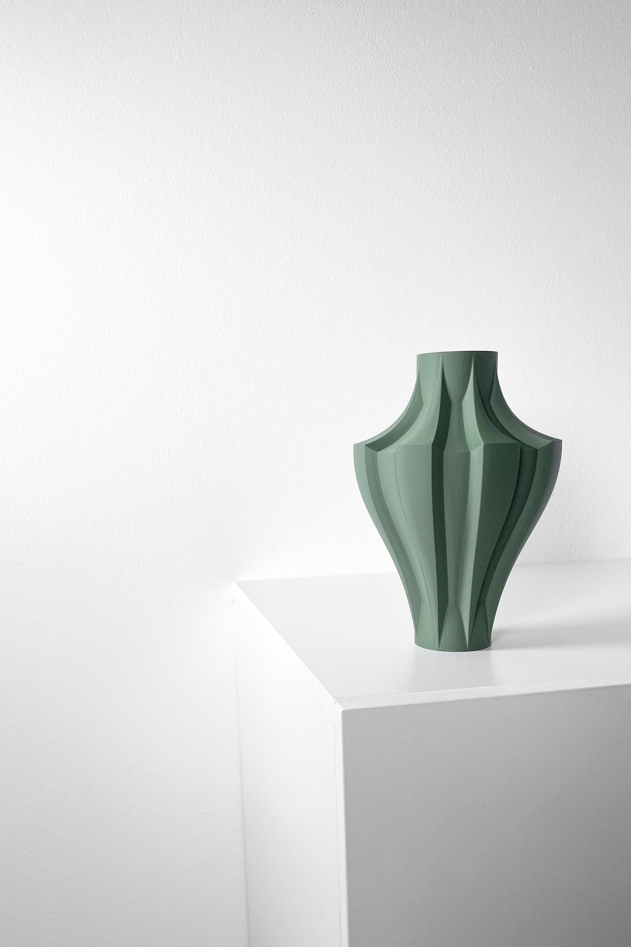 The Novak Vase, Modern and Unique Home Decor for Dried and Flower Arrangements  | STL File 3d model