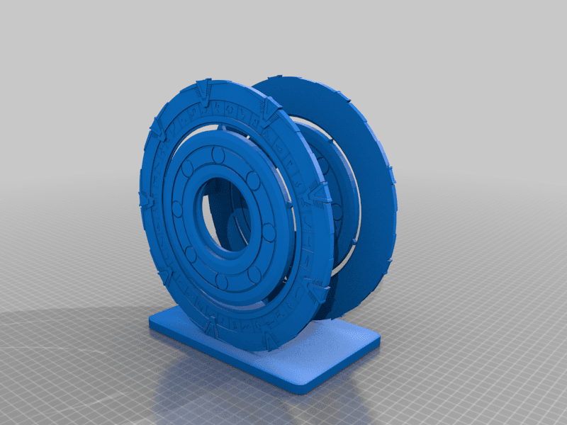Stargate filament runner with bearing  3d model