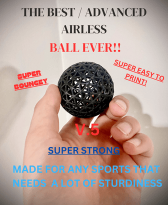THE STRONGEST AIRLESS BALL 3d model