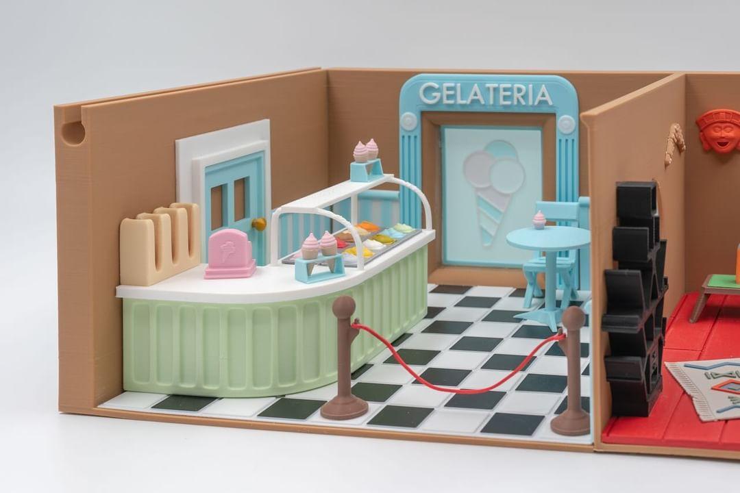 Ice Cream Shop - Gelateria - Room 9 - Mansion 3d model