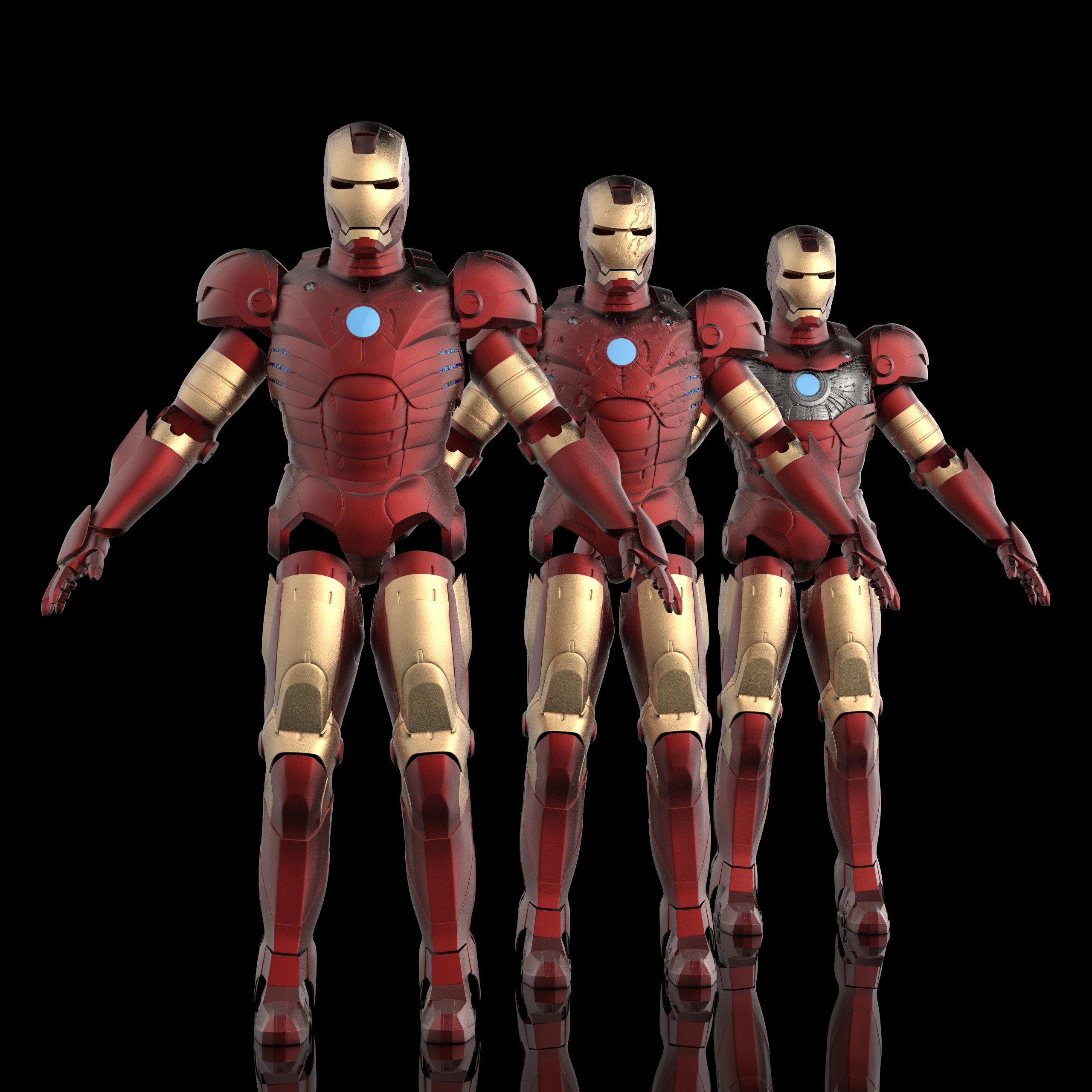 Iron Man MK3 3d model