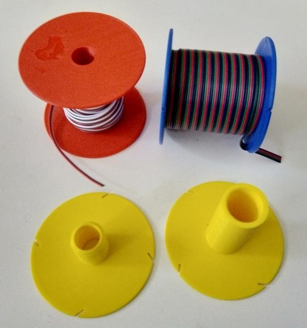 3D Printable Wire Spool Holder by Valera Perinski