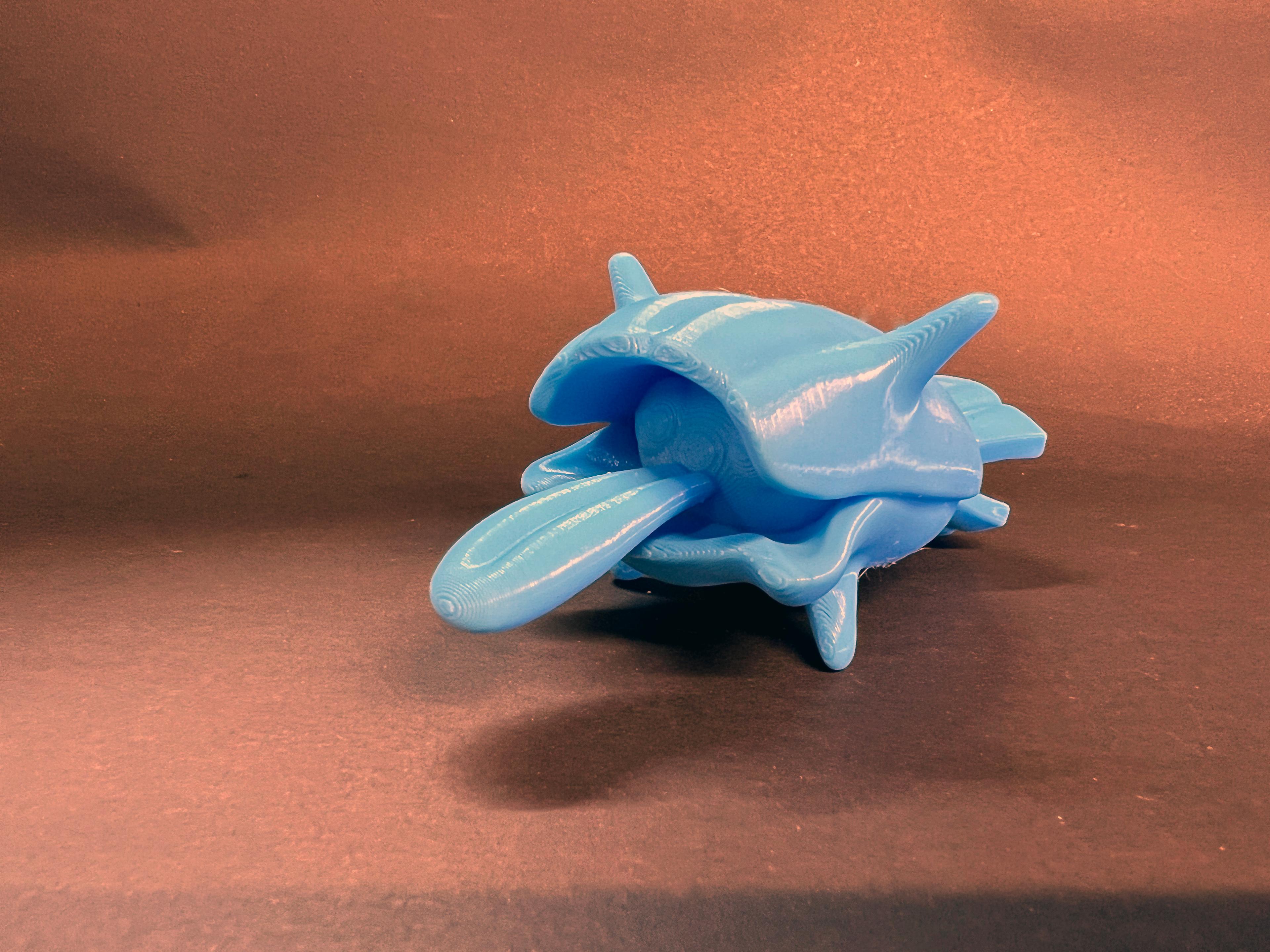 Pokemon - Shellder with 2 poses 3D model 3D printable