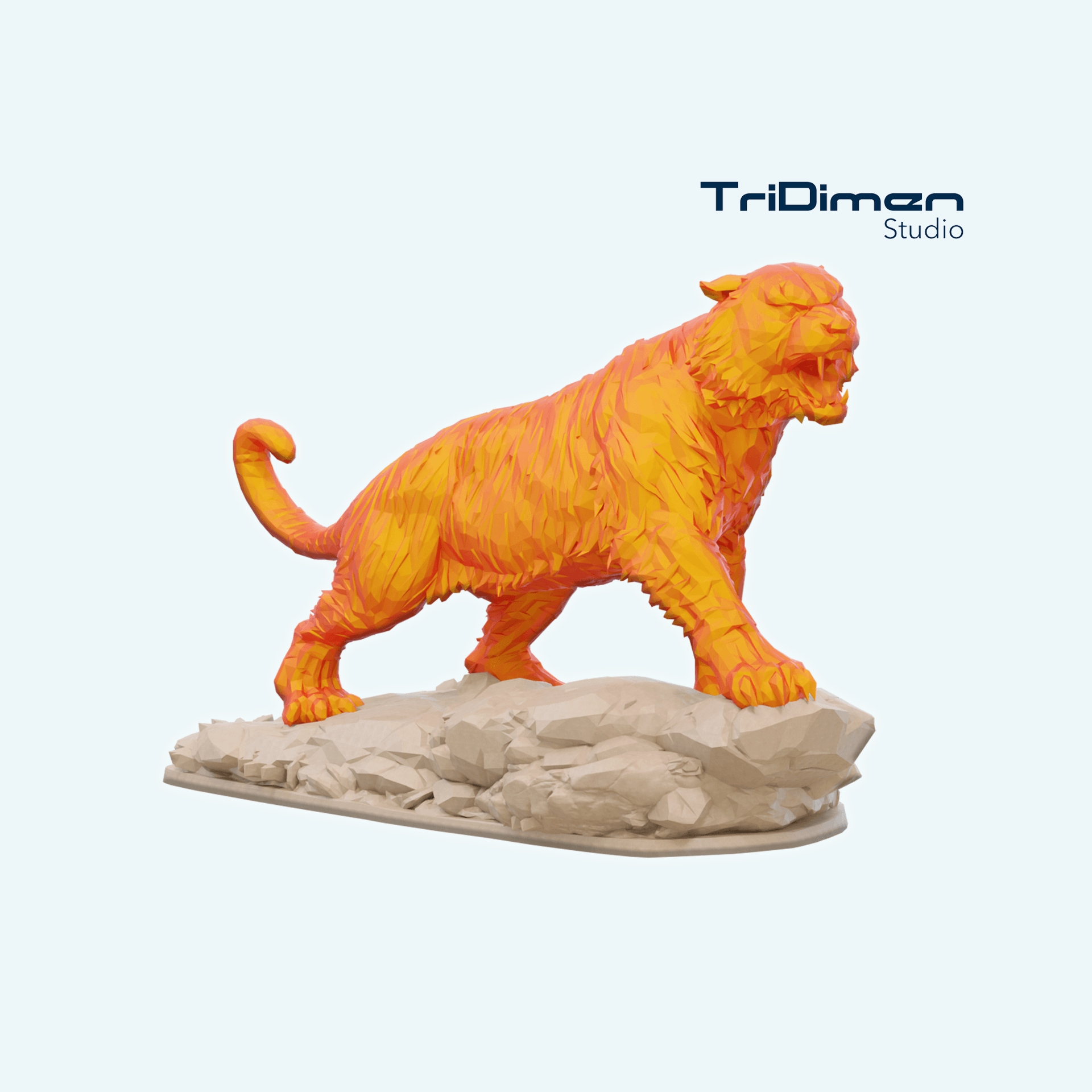 TriDimen Studio _ Crystal Tiger 3.stl 3d model