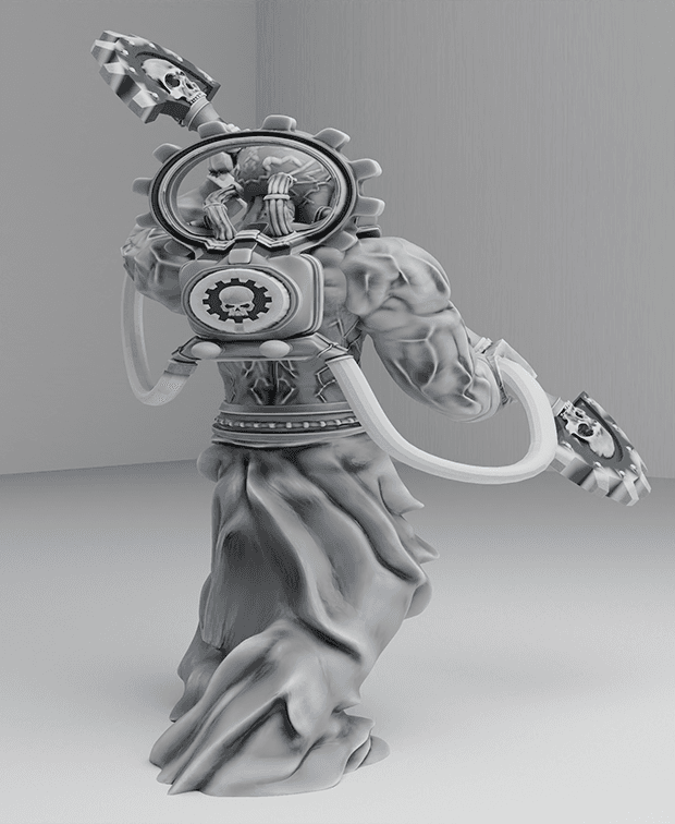 ADEPTUS MECHANICUS - FULGURITE ELECTRO PRIEST WARRIOR 4 W40K 3d model