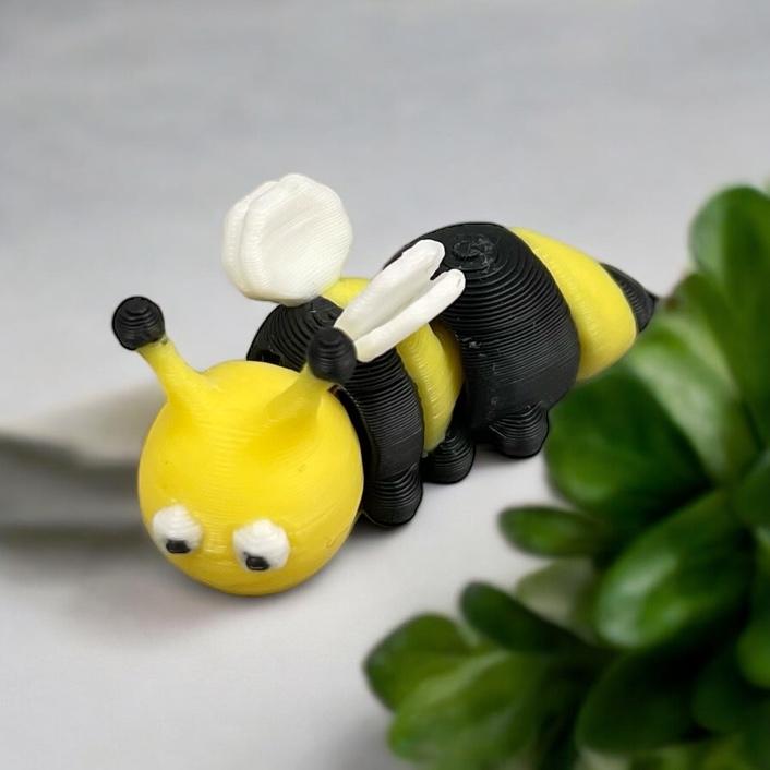Flexi Bee (No Supports) 3d model