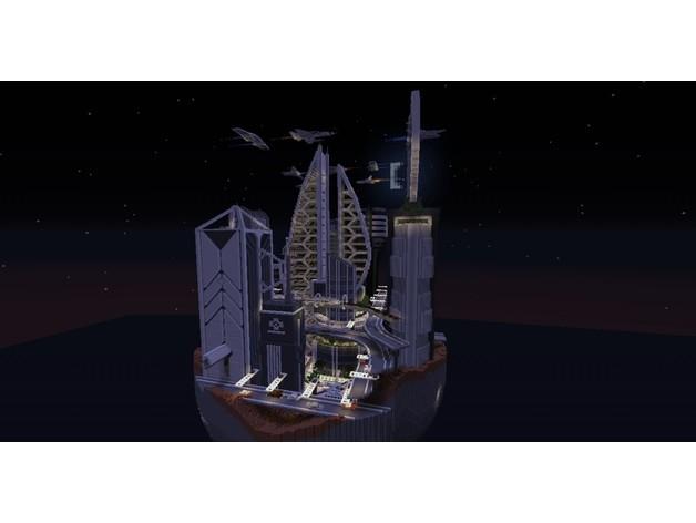 Minecraft Asteroid 3d model