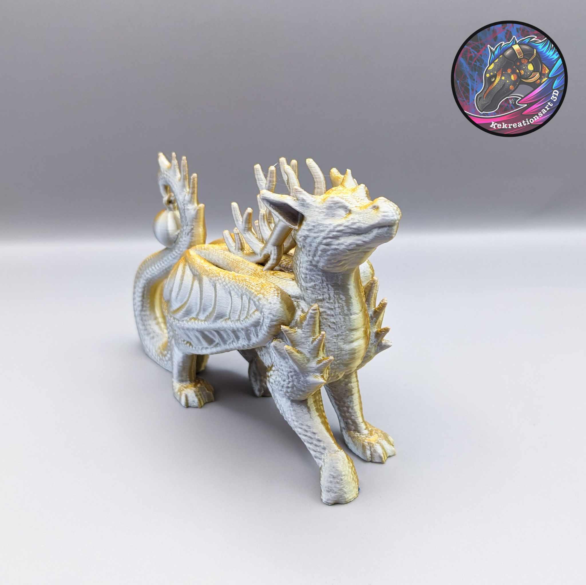 Reindeer Dragon Ornament 3d model