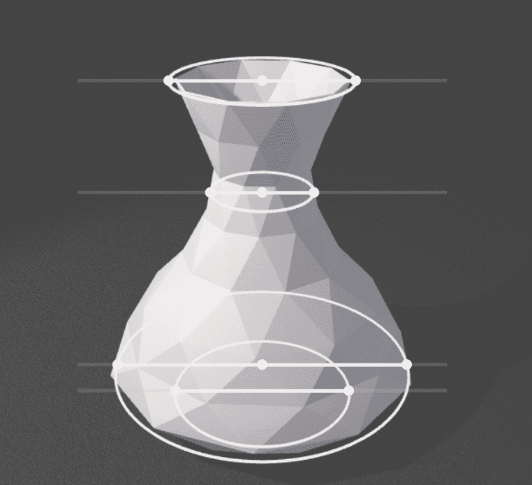 low poly vase 3d model