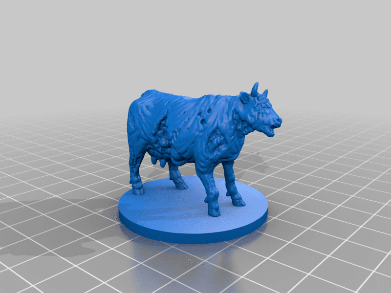 Zombie Cow 3d model