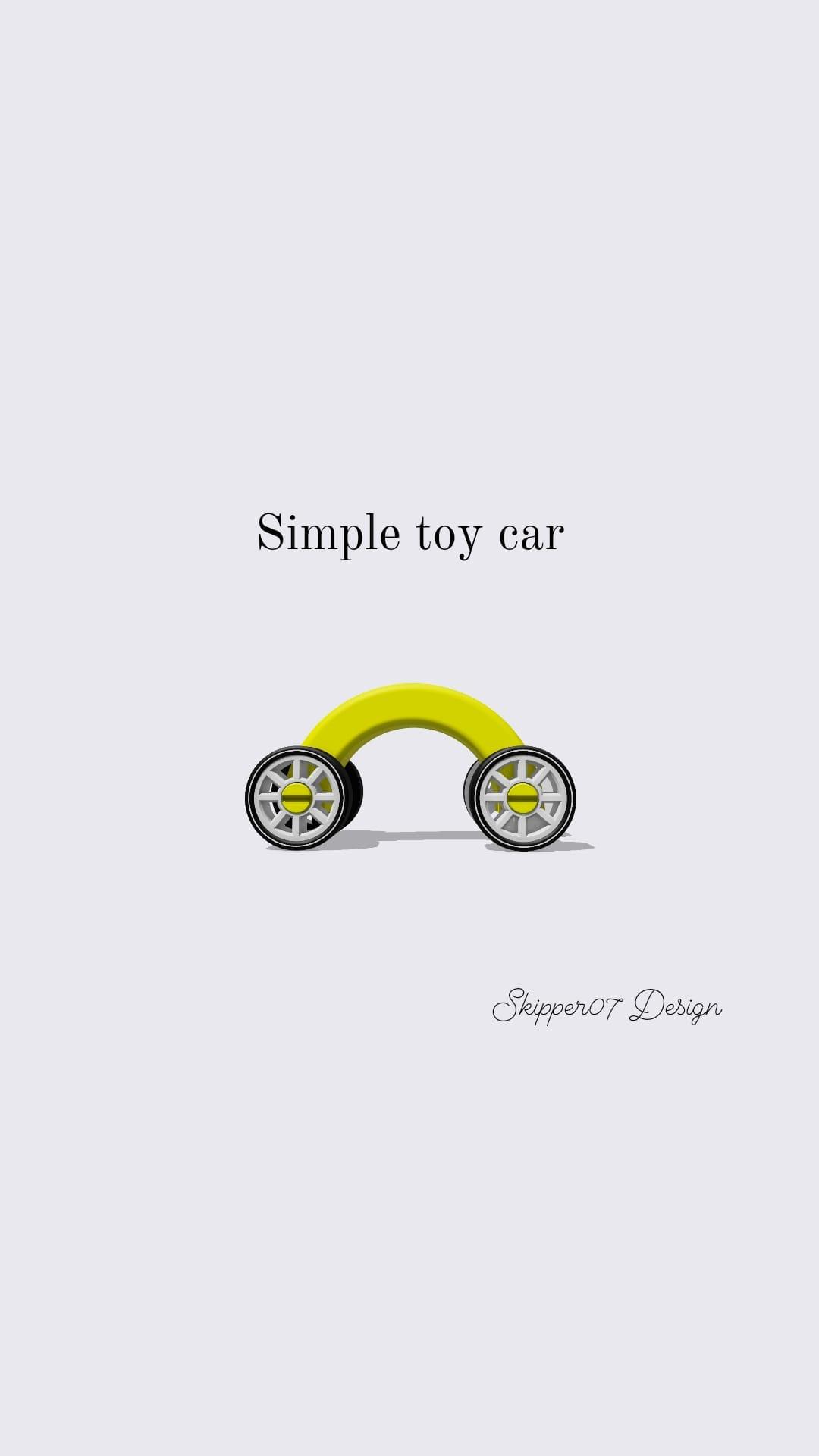 Simple Toy Car 3.3 3d model