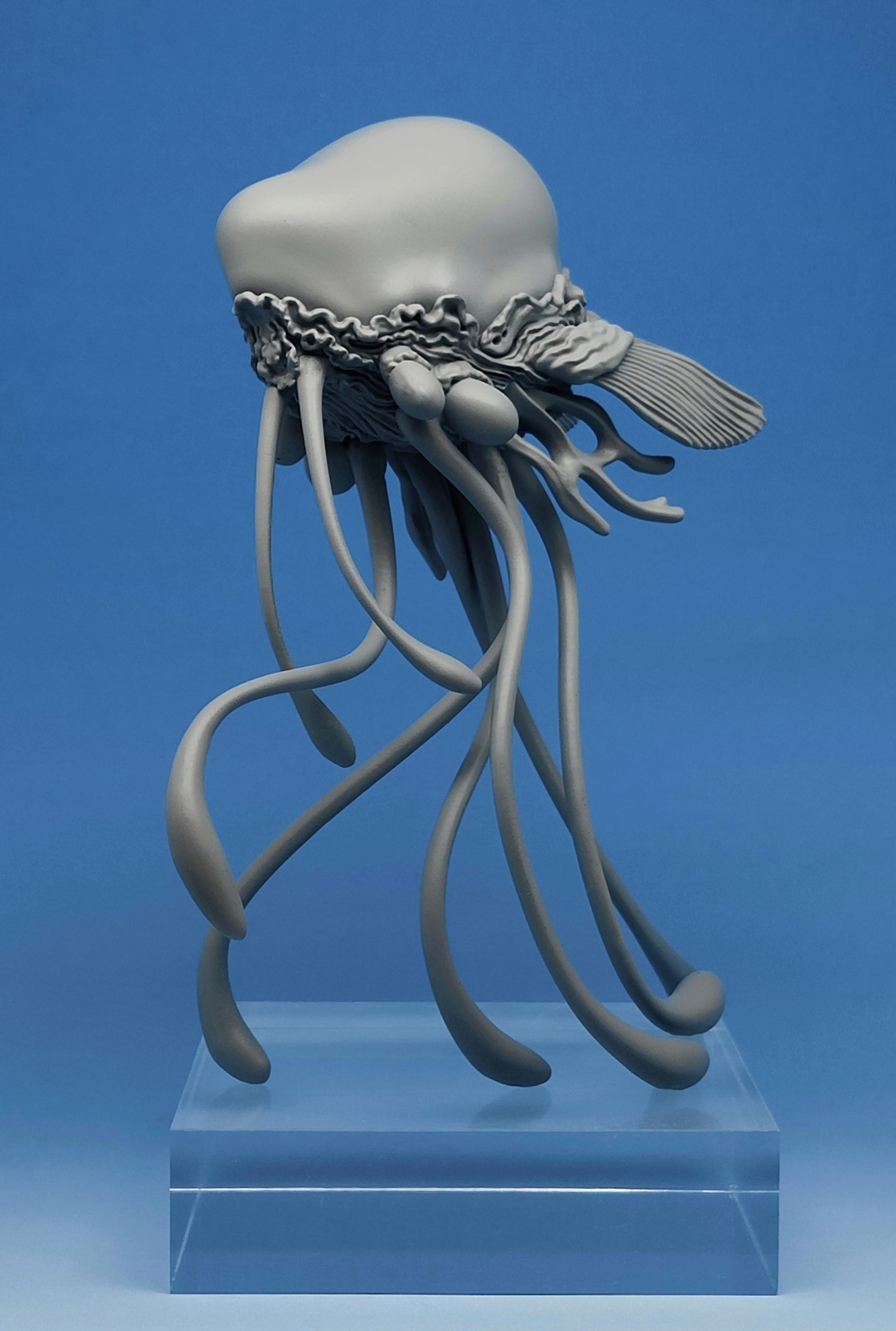 Jellyfish Biomech - Cyanea, Lemurian Sandwalker (Pre-supported) 3d model