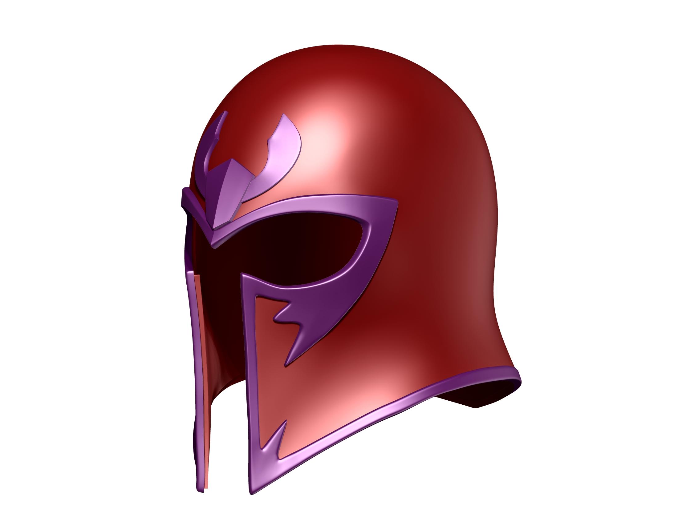 Magneto Helmet 3d model