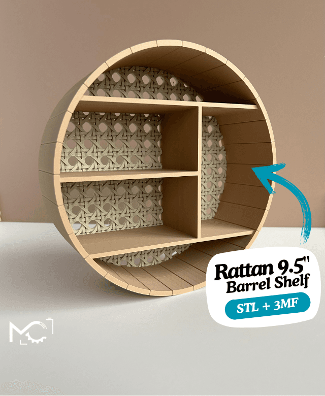 CircularBarrelShelf 3d model