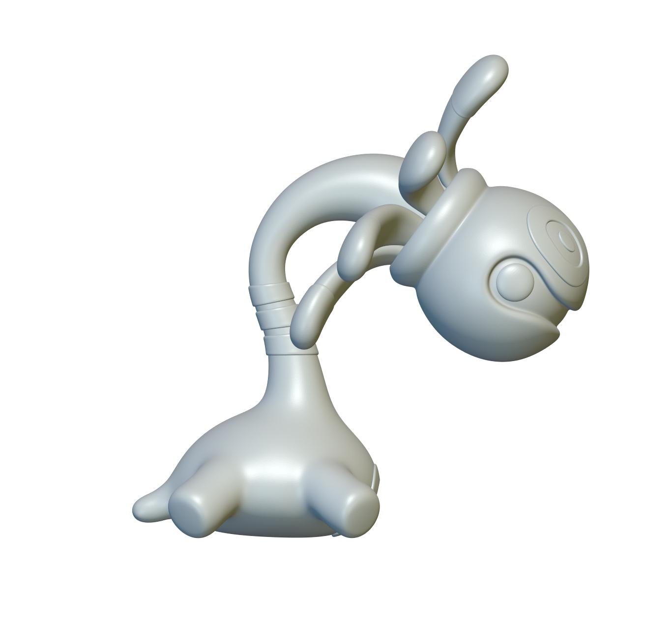 Pokemon Cradily #346 - Optimized for 3D Printing 3d model