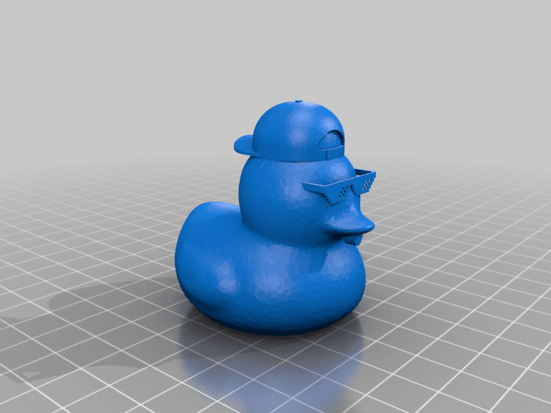 Rubber duck, but he's a douche.  3d model