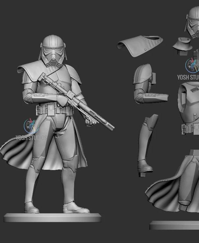Purge Trooper Statue Pose 2 3d Print File STL 3d model