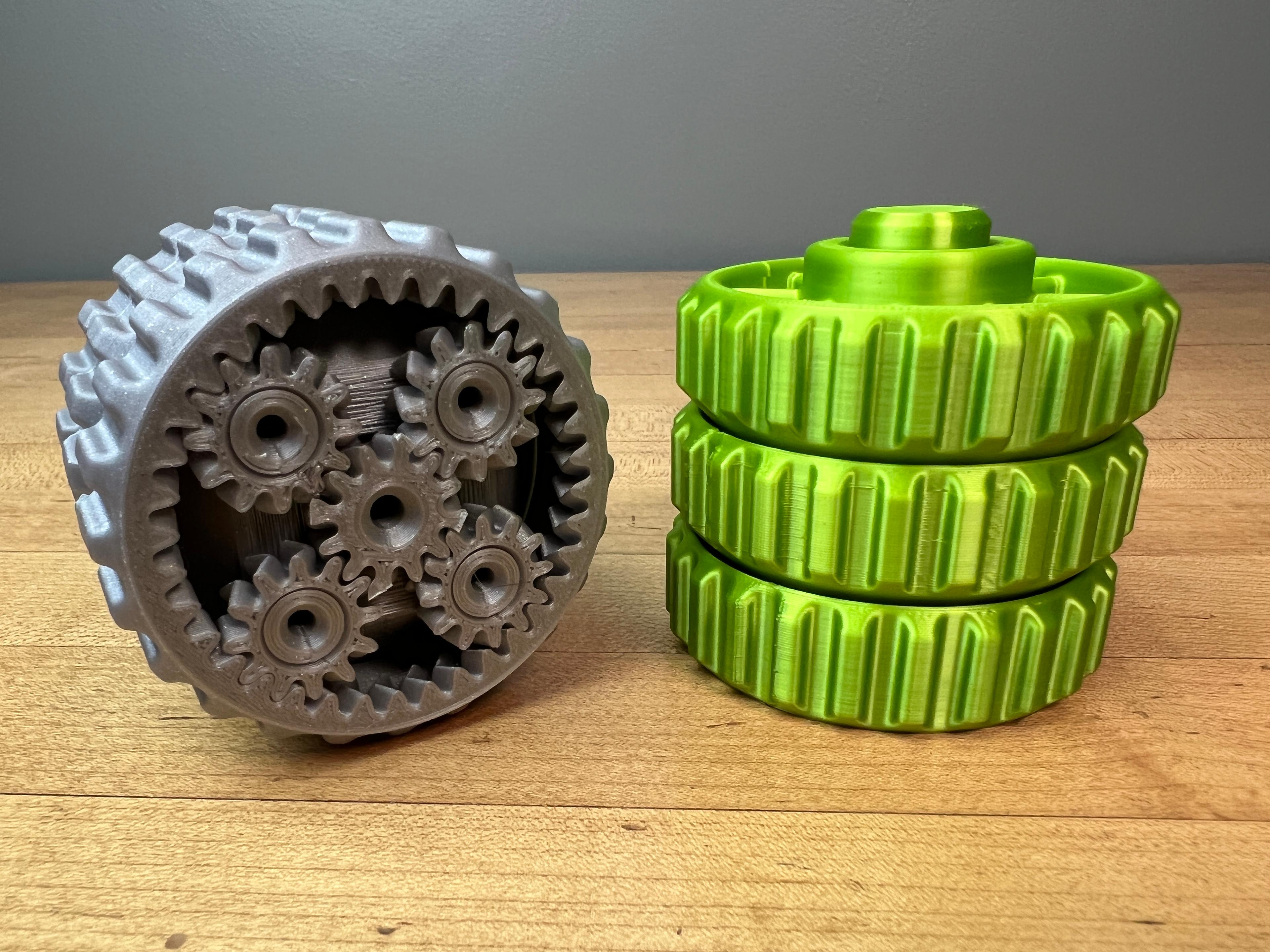 The Impossible Planetary Gear Fidget - 3D model by 3dprintingworld