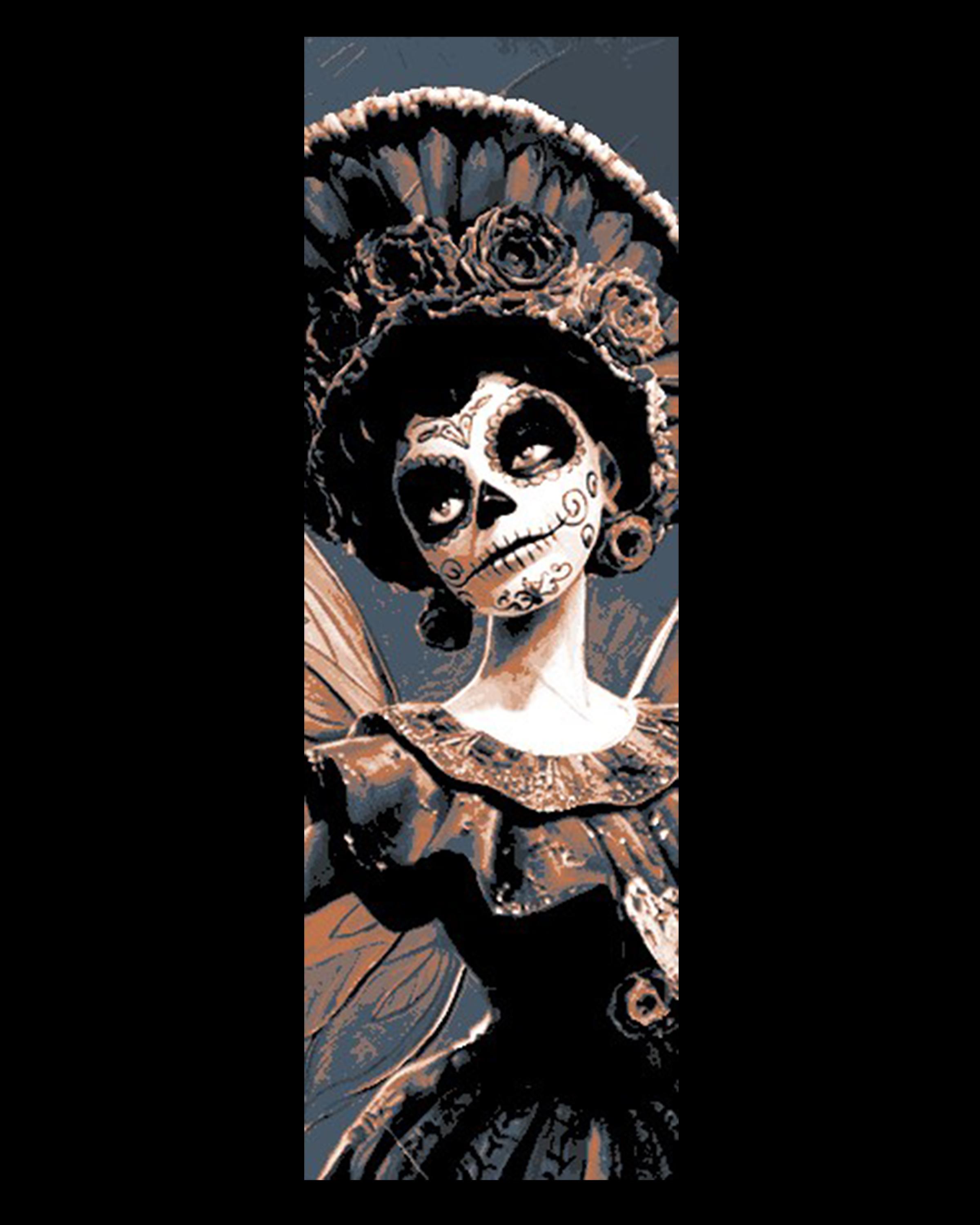 Celebration of the Day of the Dead - Dressing the Part Set of Bookmarks 3d model