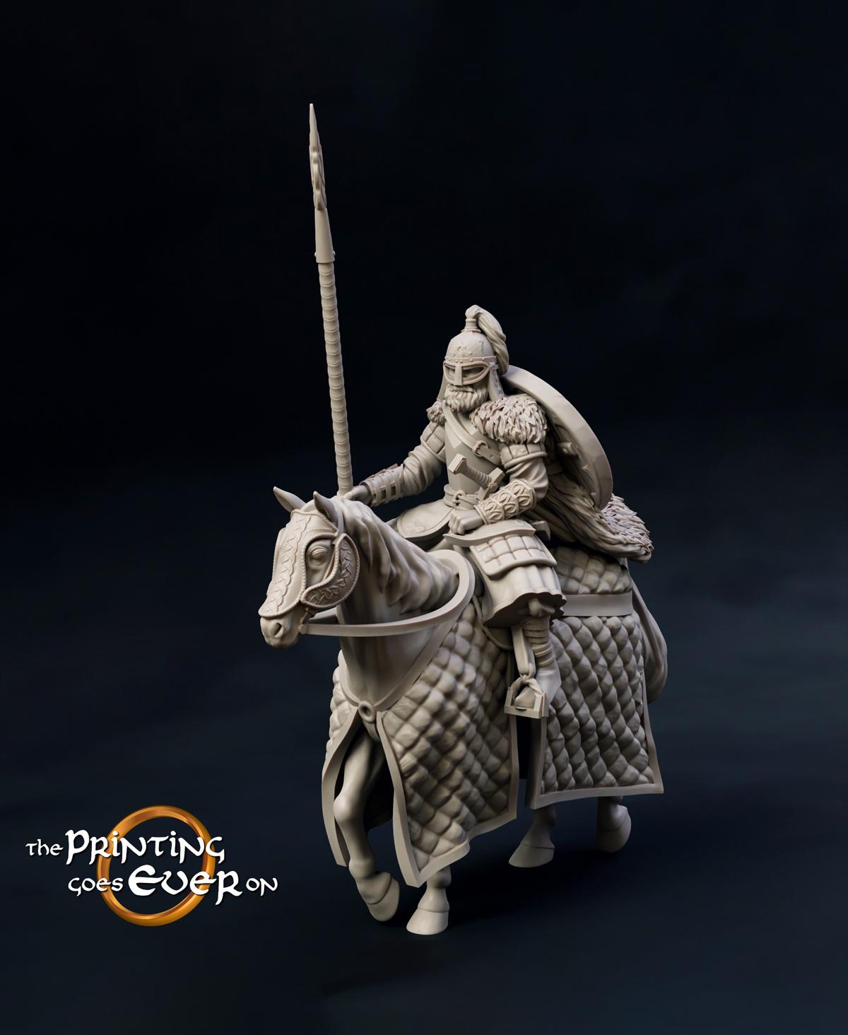 Ridermercia Earl's Guard - On Foot and Mounted 3d model