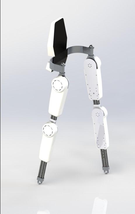 Rehabilitation Exoskeleton (based on HAL design) 3d model