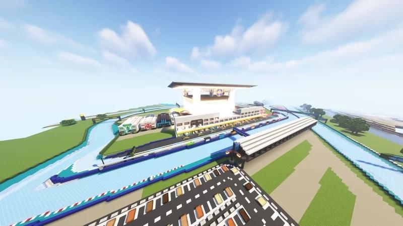 Minecraft Miami Grand Prix 3d model
