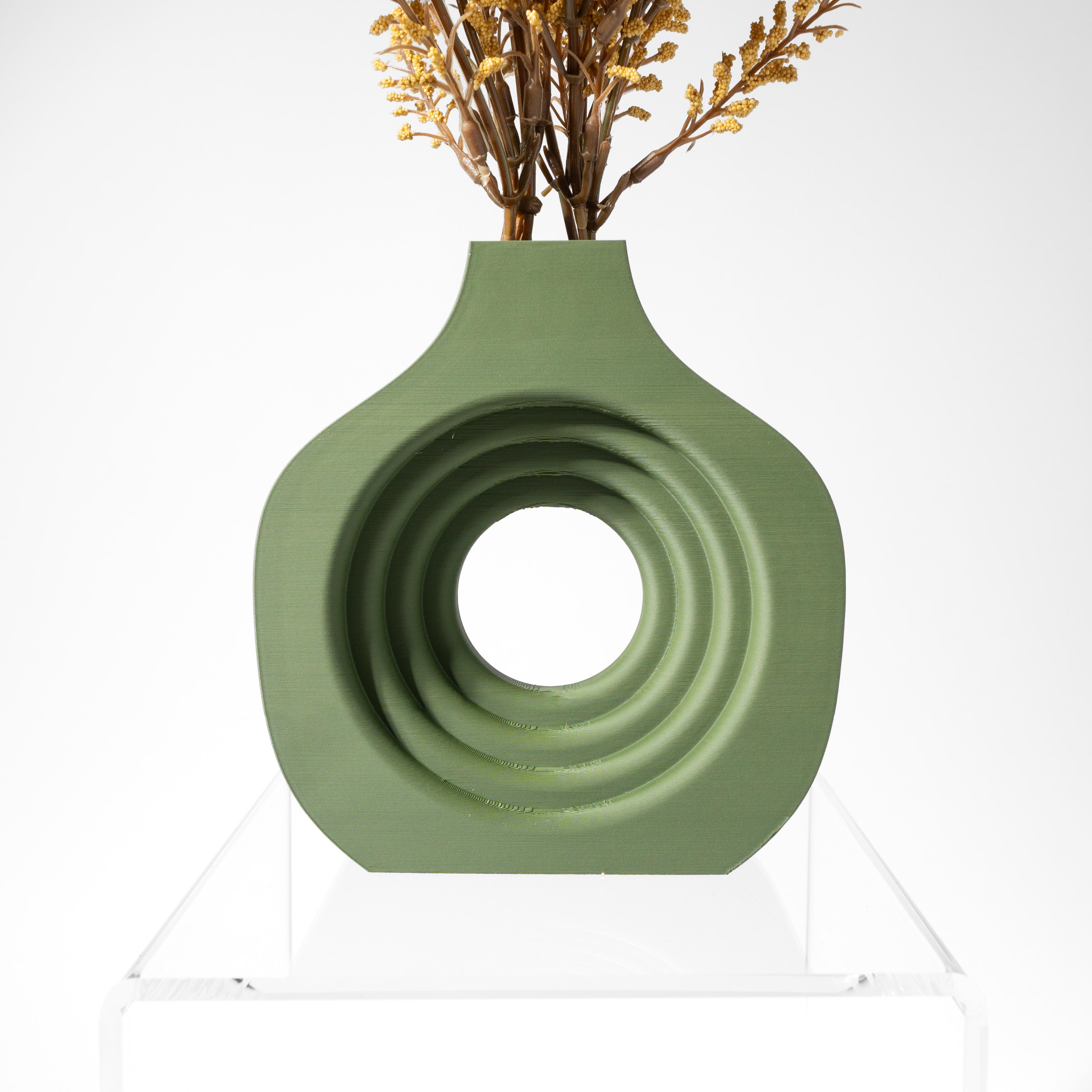 The Artis Vase, Modern and Unique Home Decor for Dried and Preserved Flower Arrangement  | STL File 3d model