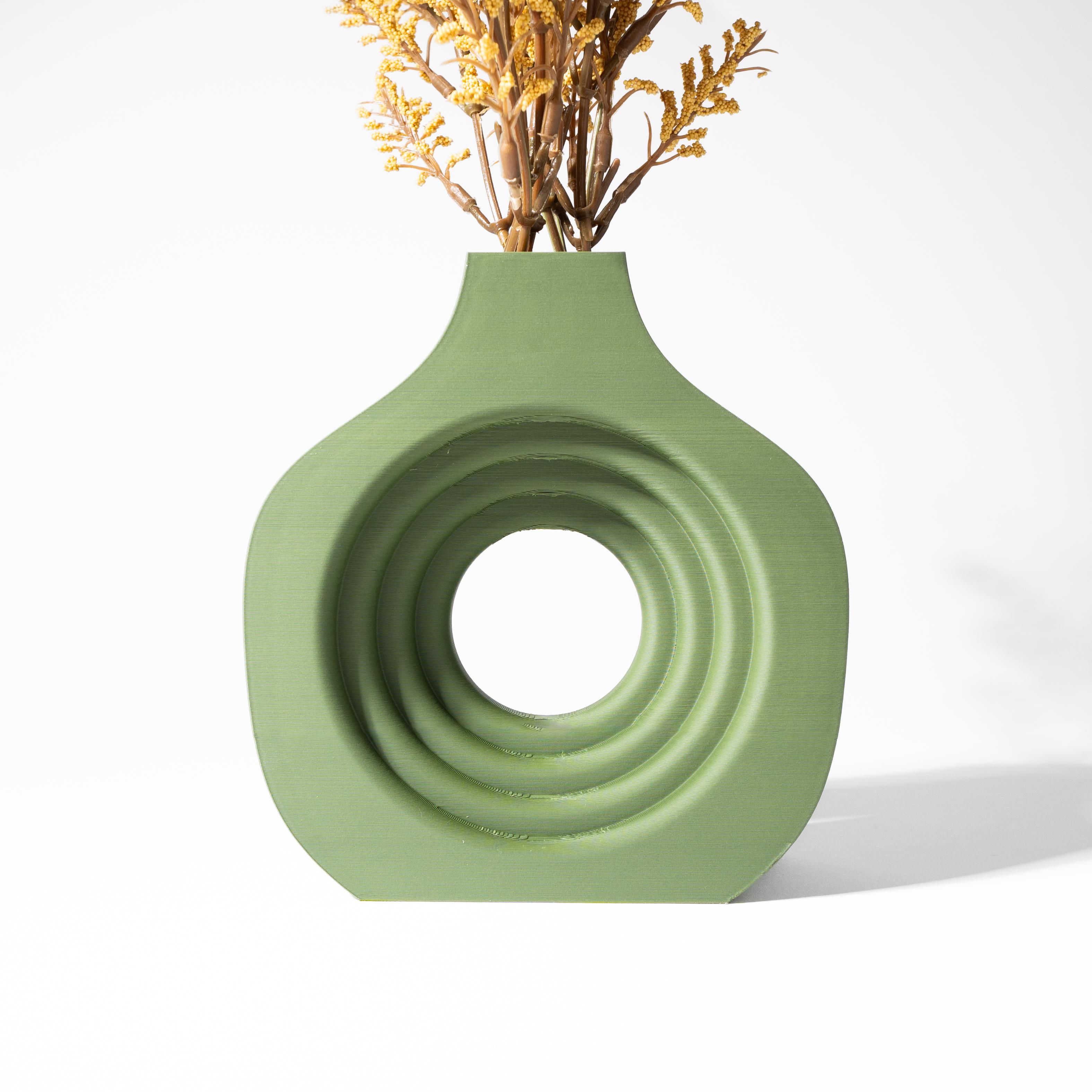 The Artis Vase, Modern and Unique Home Decor for Dried and Preserved Flower Arrangement  | STL File 3d model