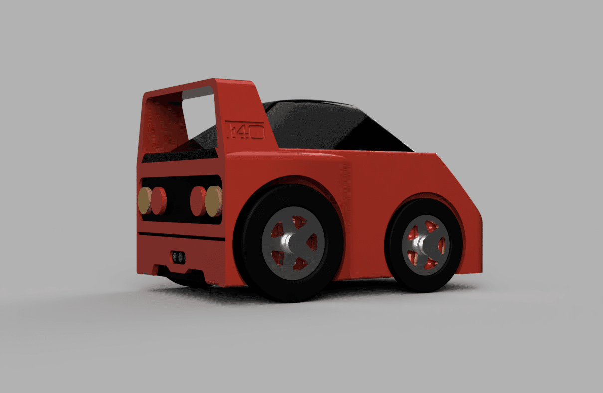 Box Car Racer  3d model