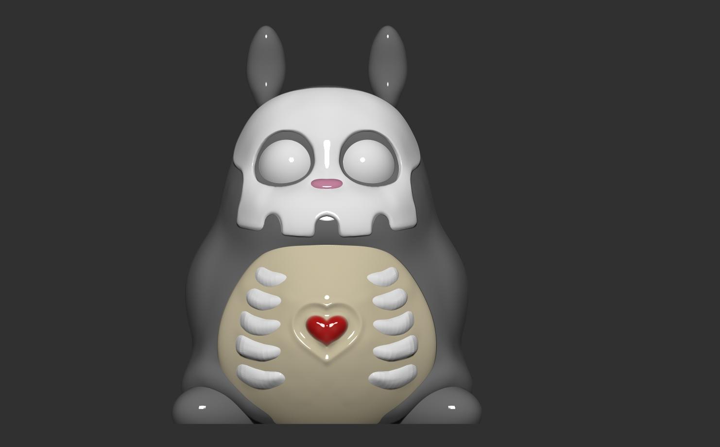 Chibi Totoro  3d model