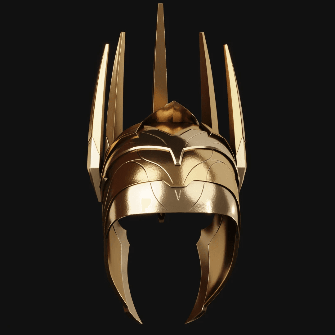 King Thanos Helmet 3D Print File STL 3d model