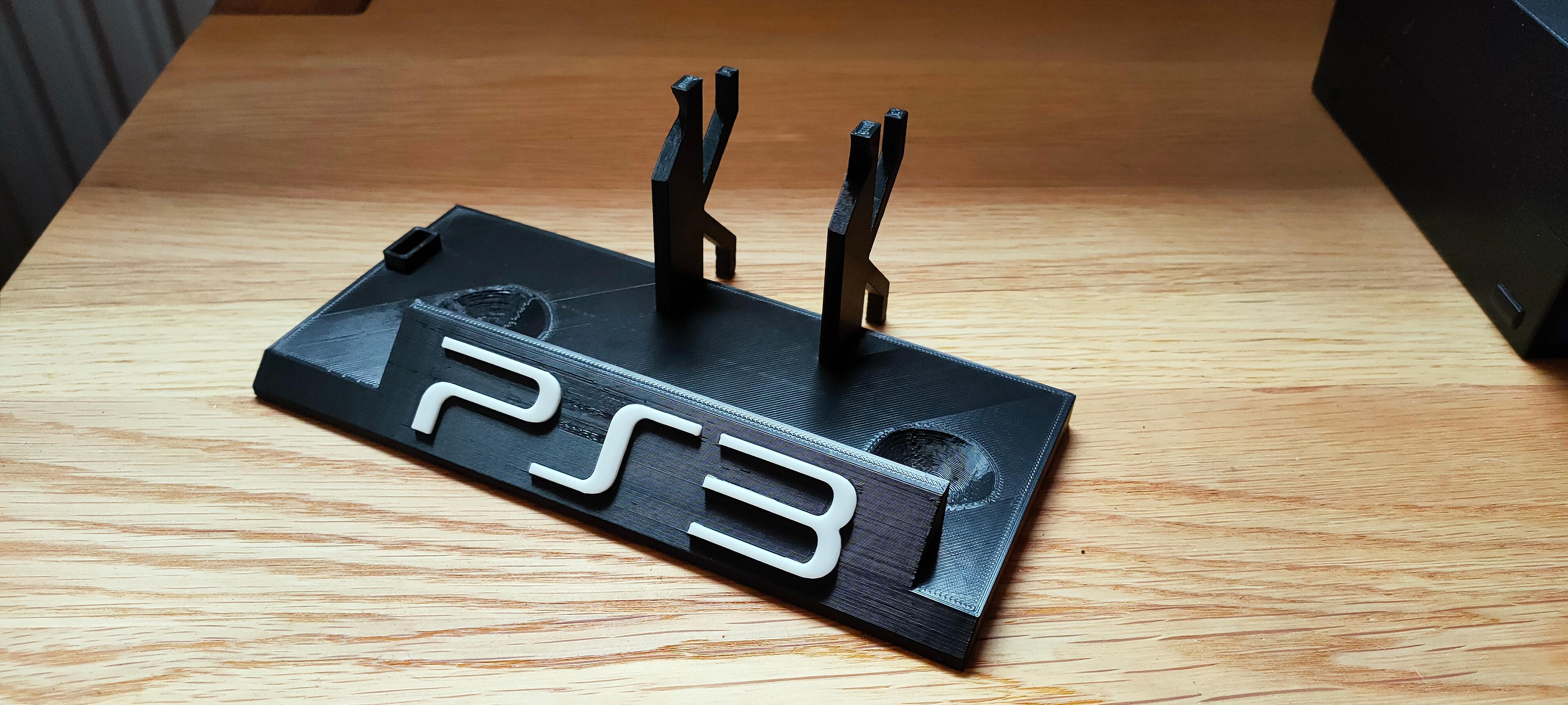 PS3 DualShock Controller Stand With PS3 Logo 3d model