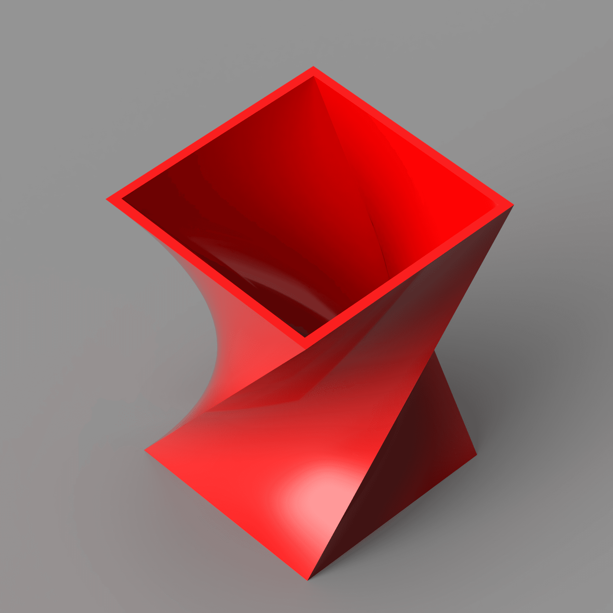 Twisted Diamond Vase 3d model