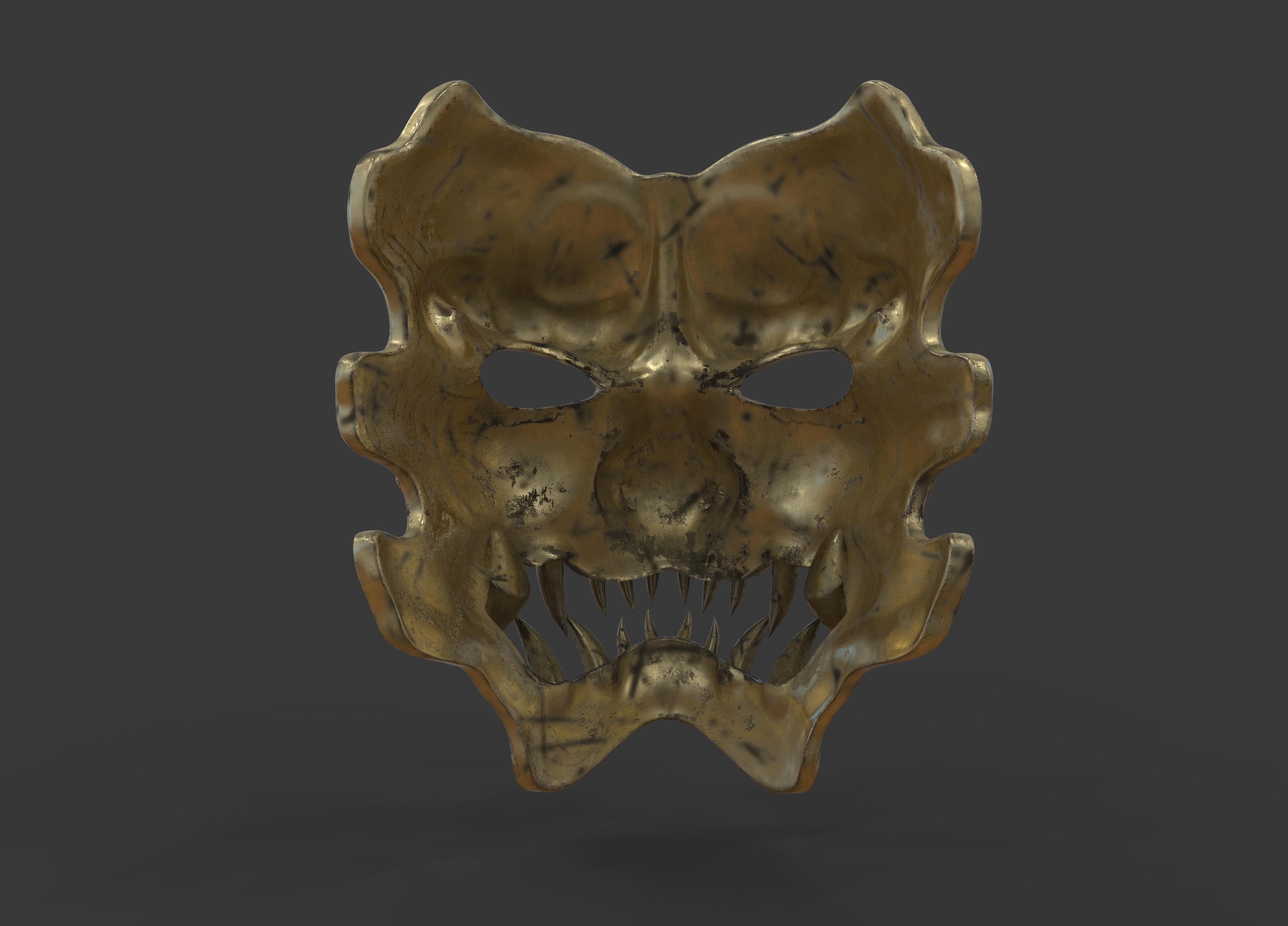 Black Myth Wukong Oni Mask 3d model