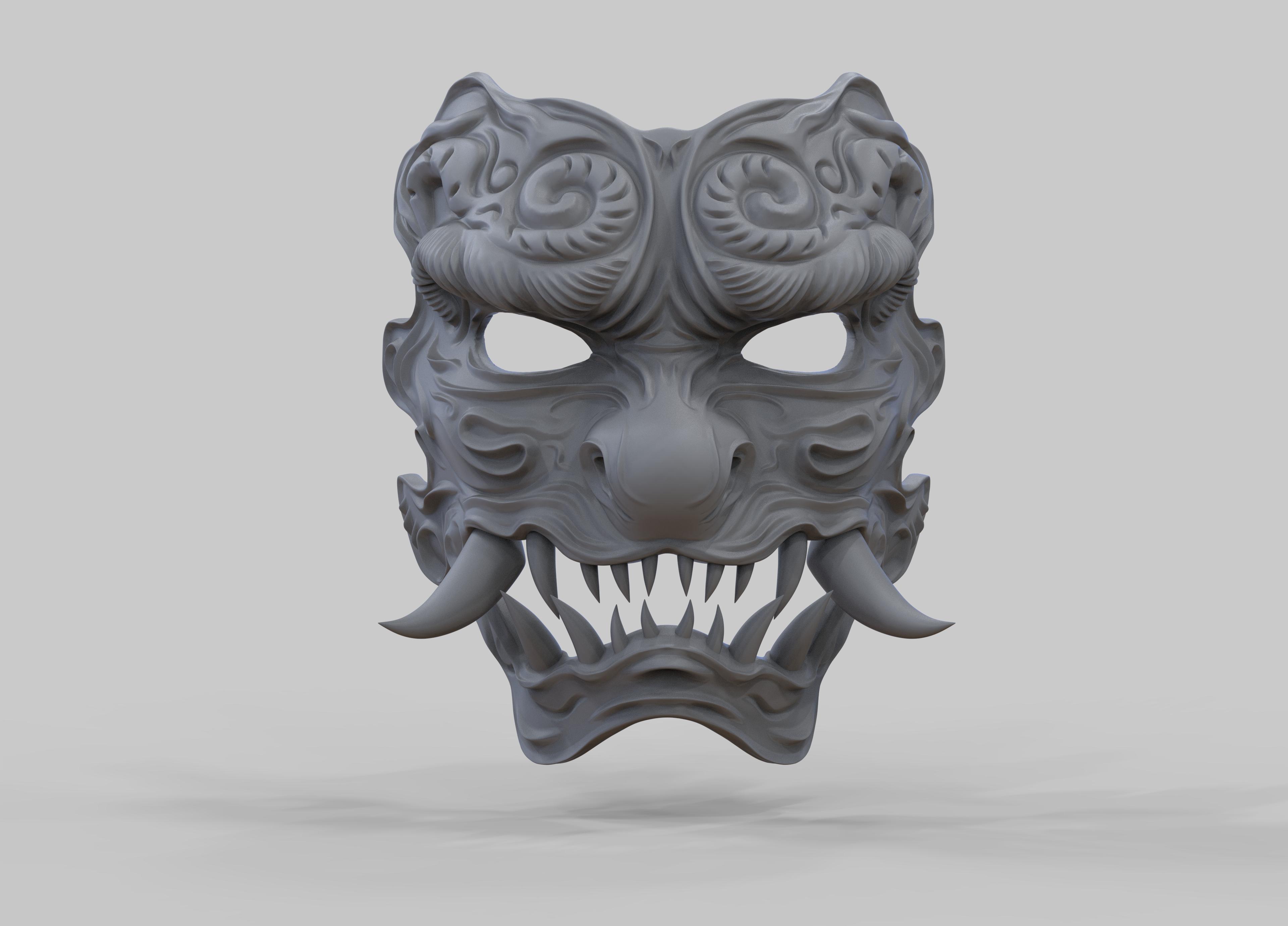 Black Myth Wukong Oni Mask 3d model