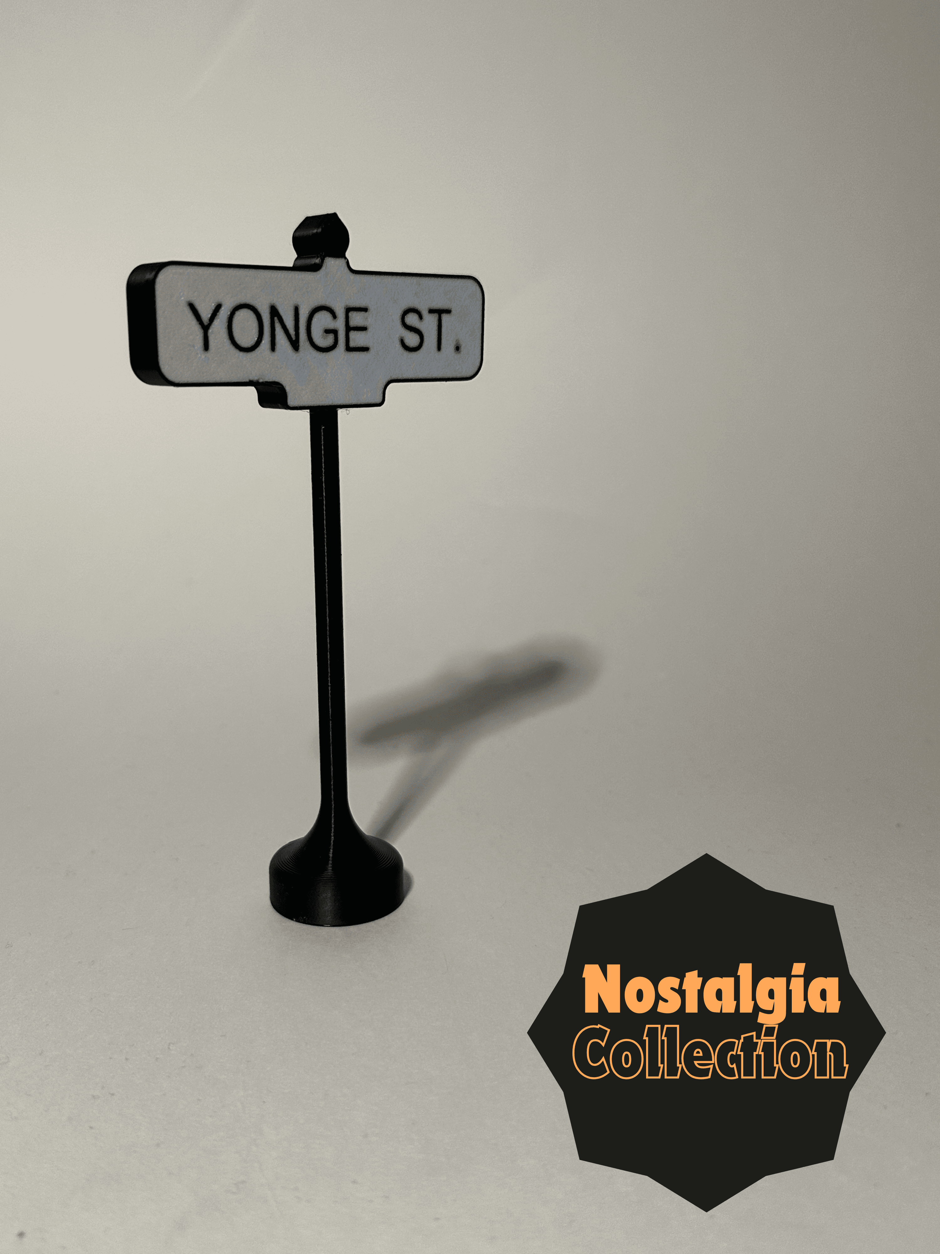 Yonge St. Nostalgia Street Sign 3d model