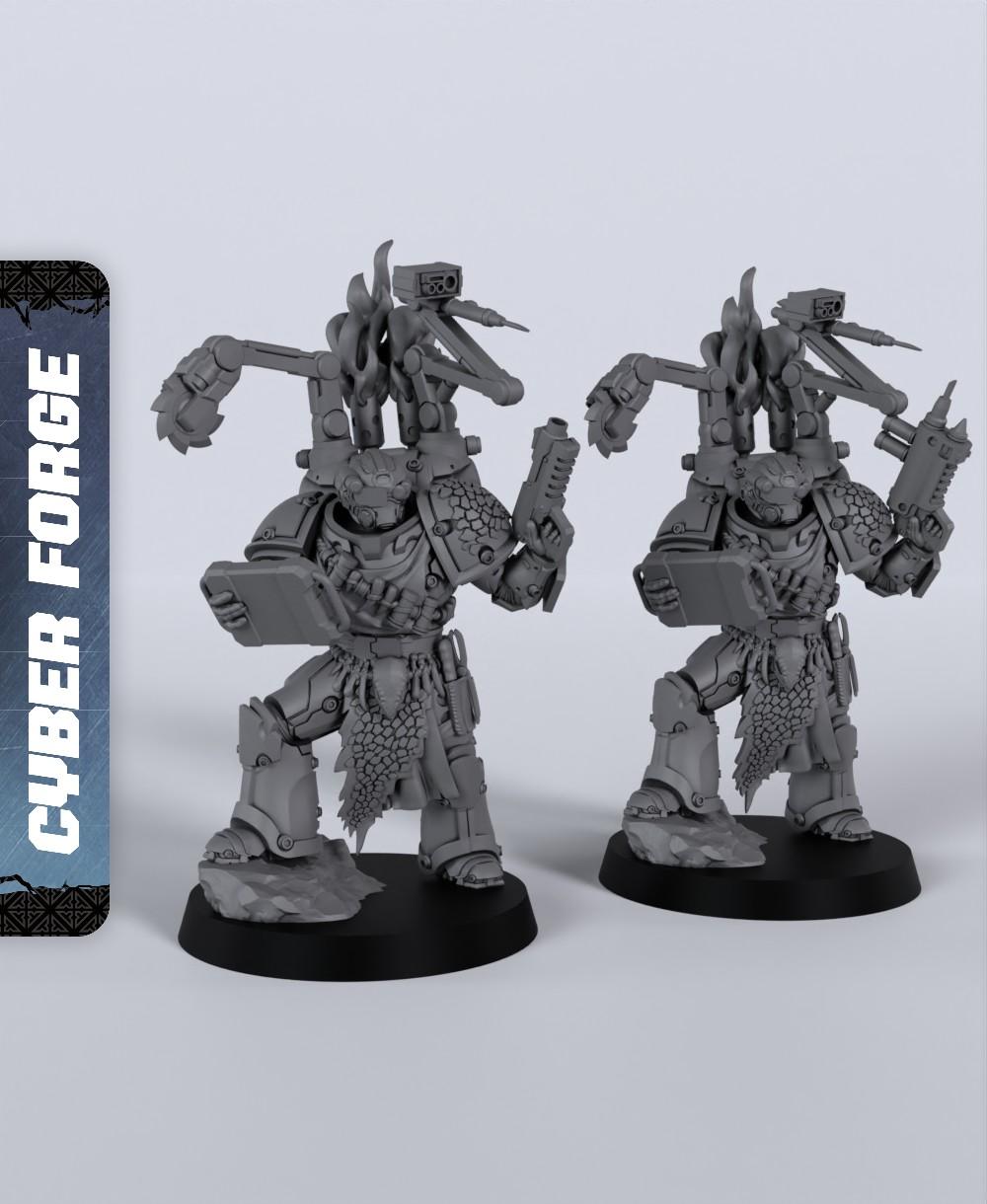 Battle Medic - With Free Cyberpunk Warhammer - 40k Sci-Fi Gift Ideas for RPG and Wargamers 3d model