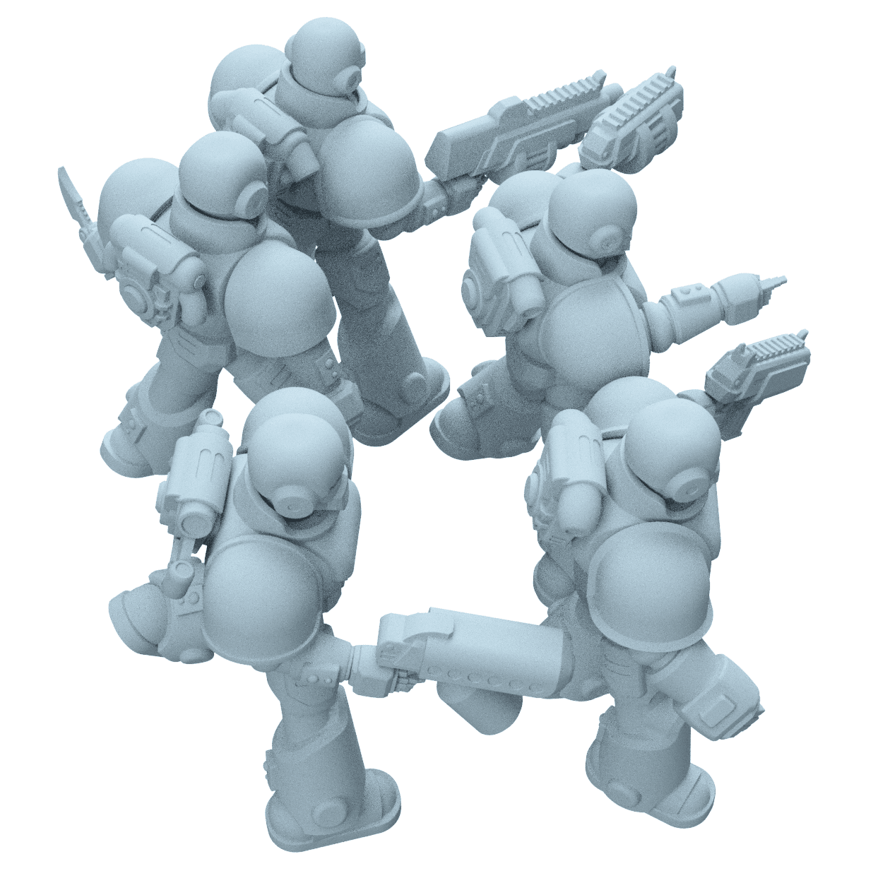 Death Brothers Miniatures for Tabletop Wargaming 3d model