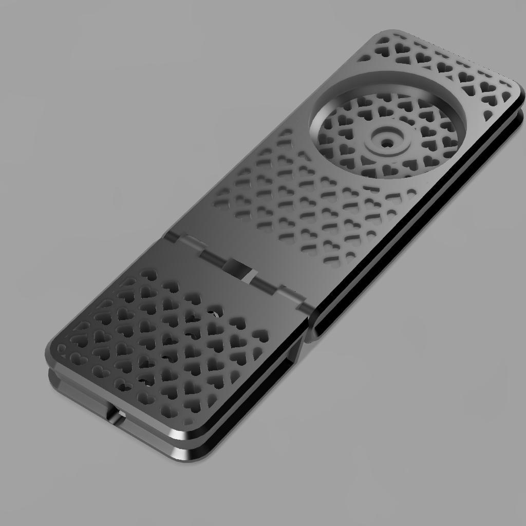 Print in Place Quadlock Mag Phone Stand  3d model