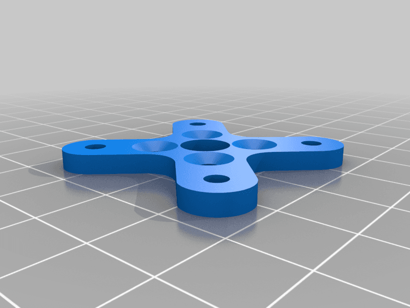 Airplane motor mount 16 x 16 mm 3d model