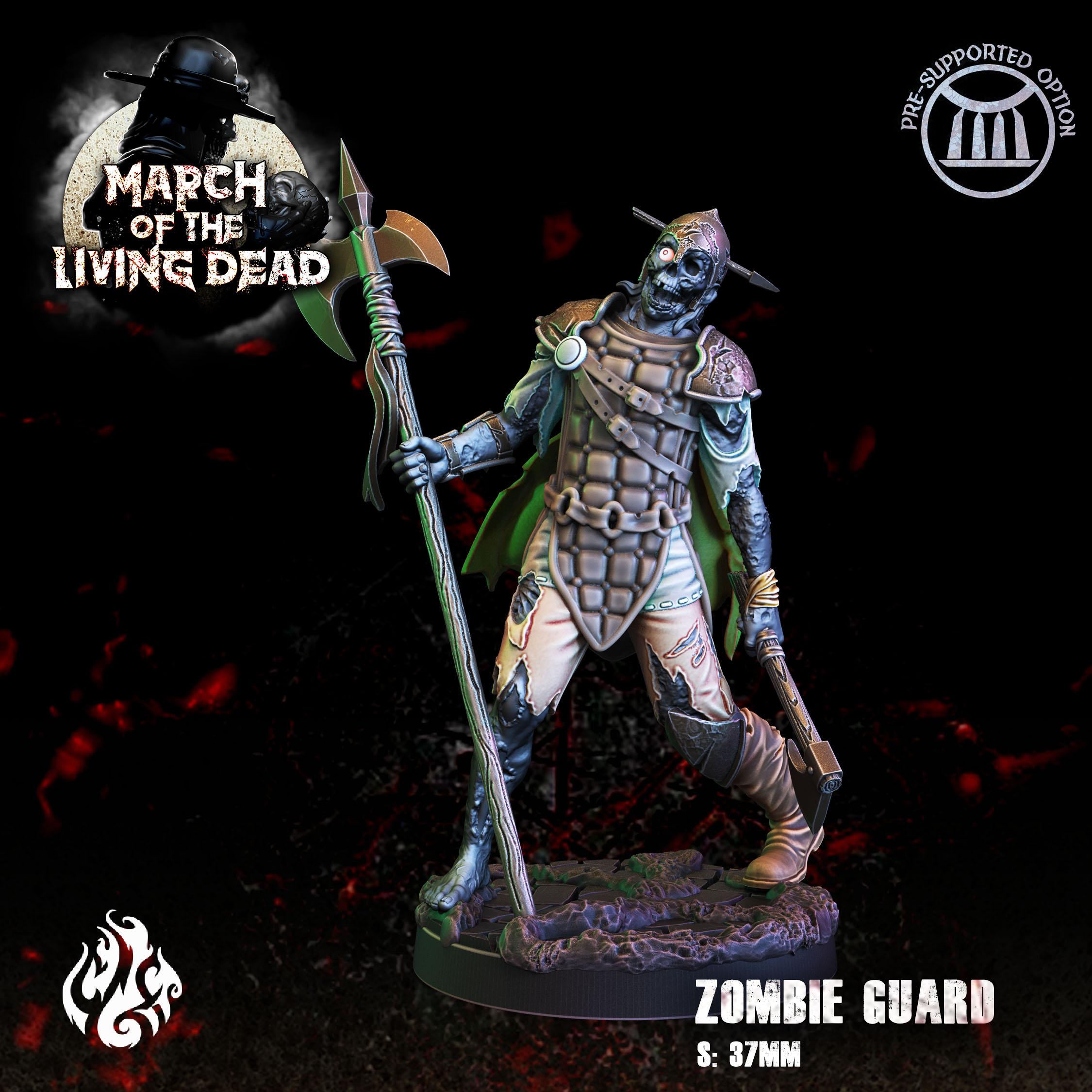 Zombie Guard 3d model