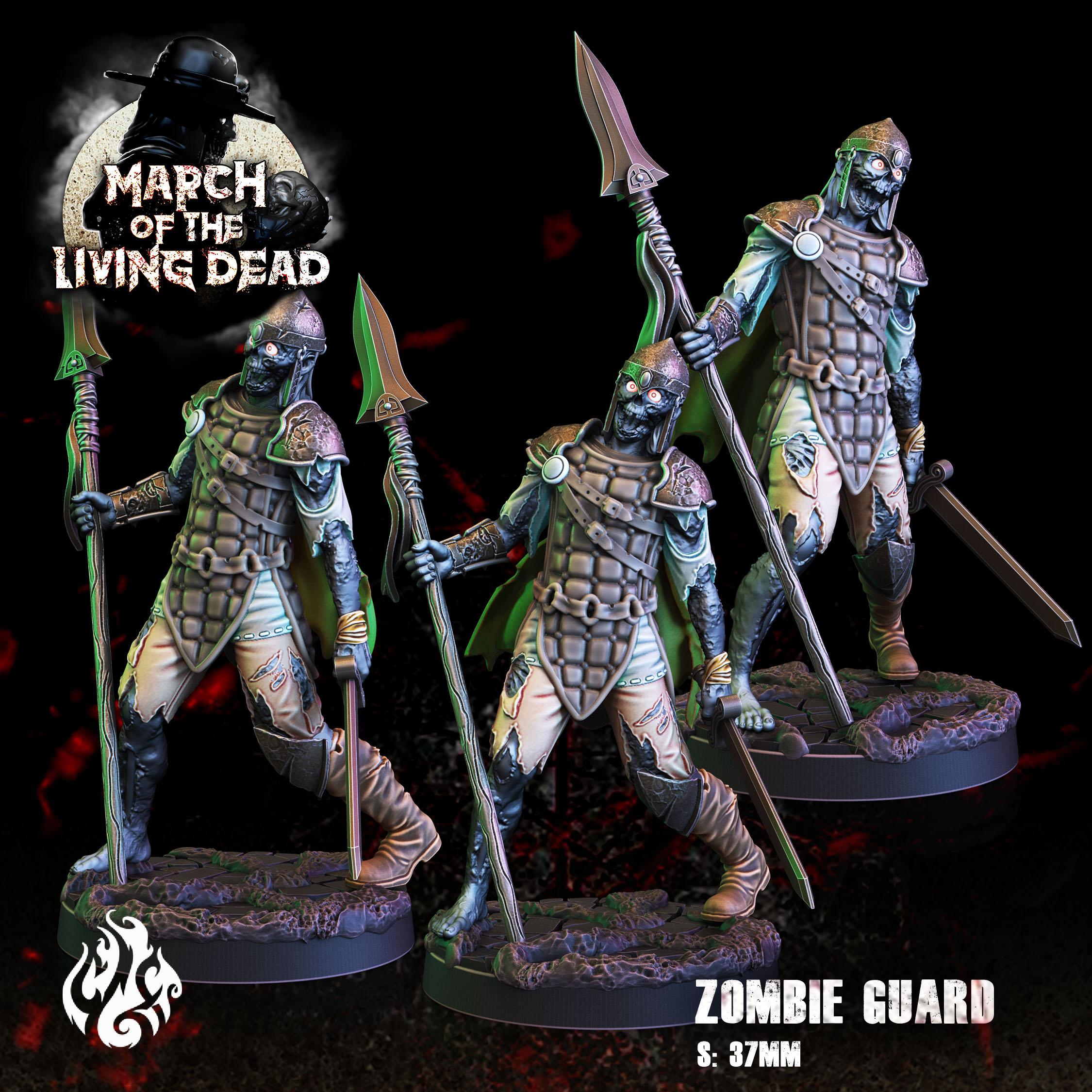 Zombie Guard 3d model
