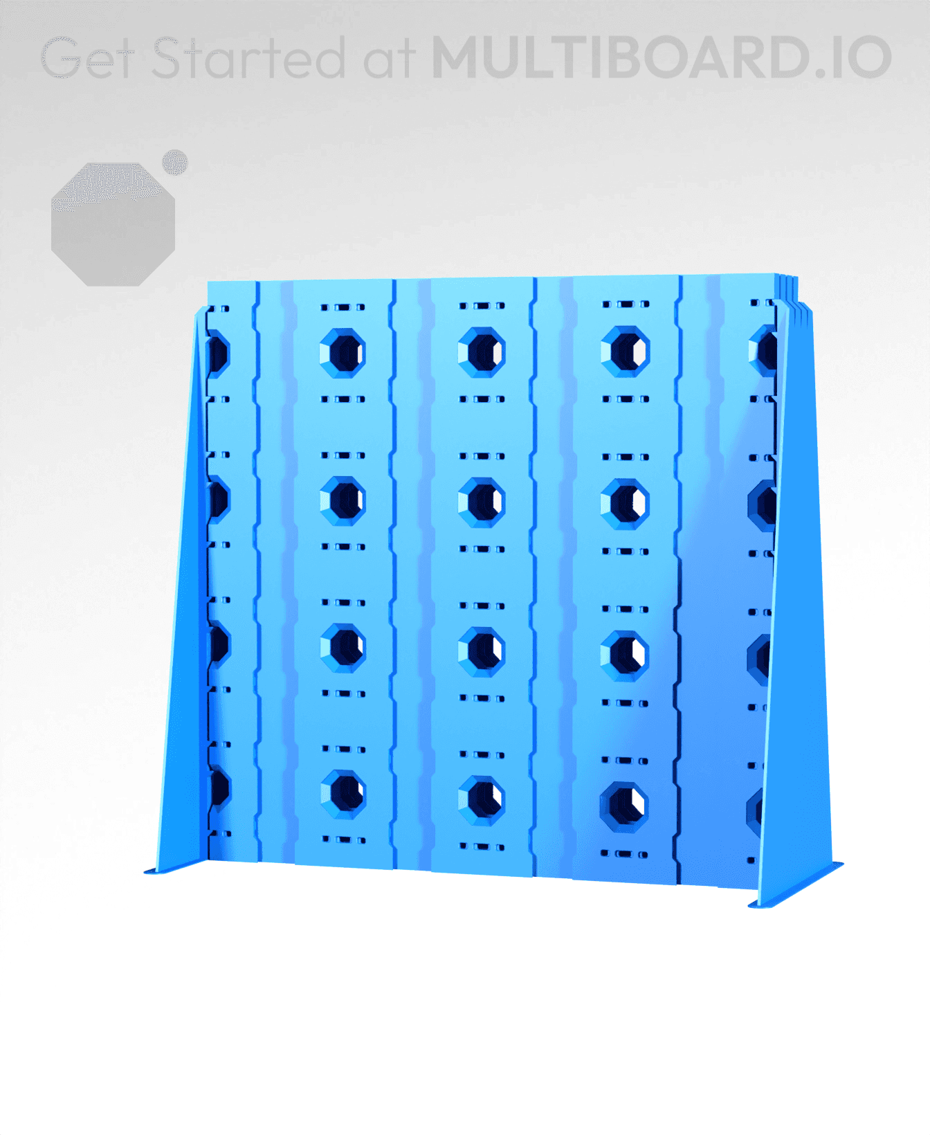 4x4 - 4x Stack - Double-Sided Multipoint Plate 3d model