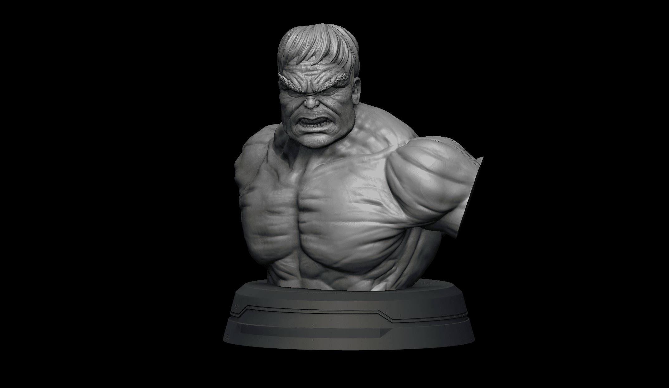 Hulk Figure- Free 3D print model 3d model