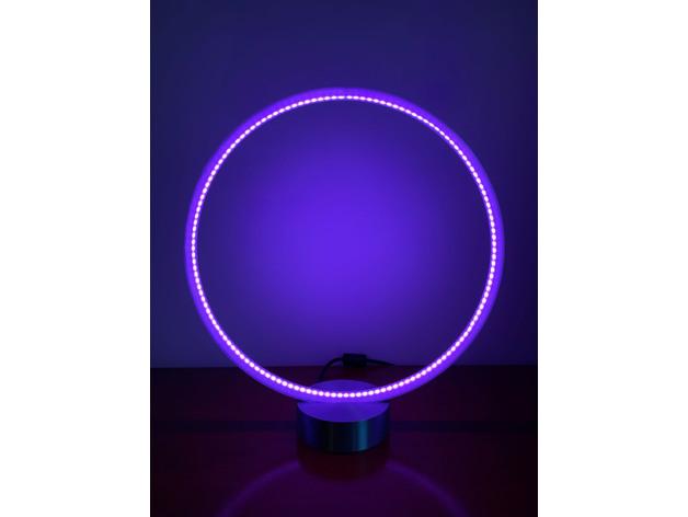 LED RGB DESIGNER CIRCLE RING HALO LIGHT LAMP  3d model