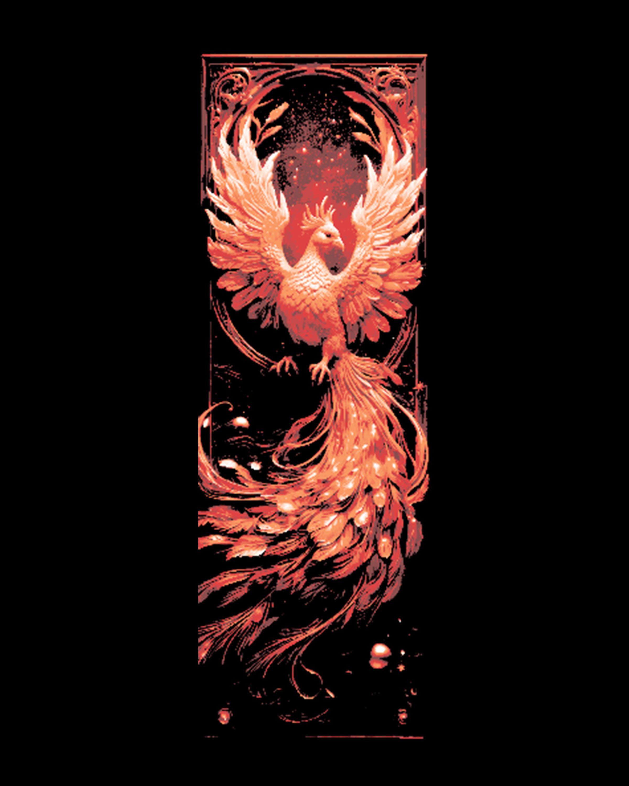 The Rising Phoenix of Fire - Set of 3 Bookmarks 3d model