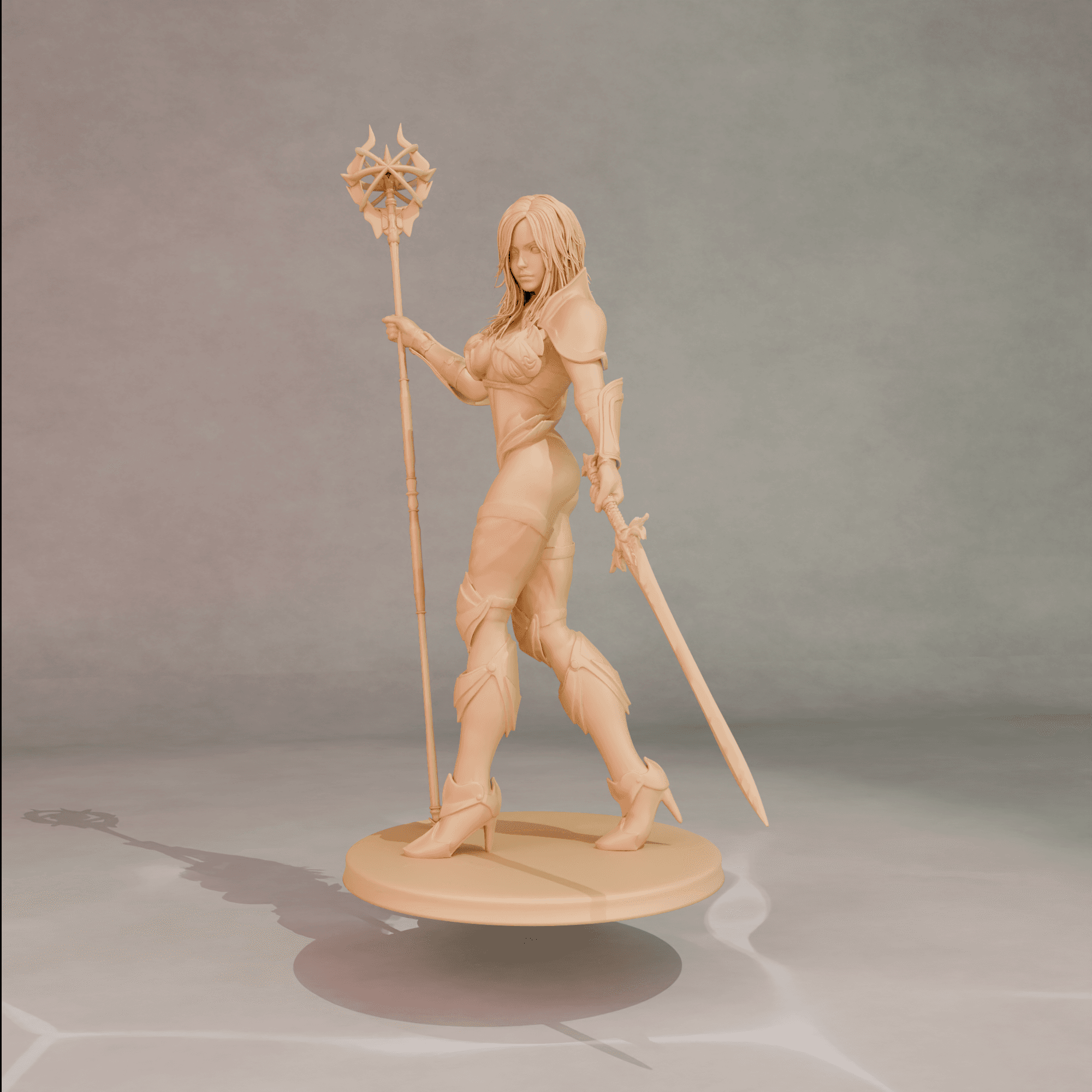 Enchanting Warrior Woman  3d model