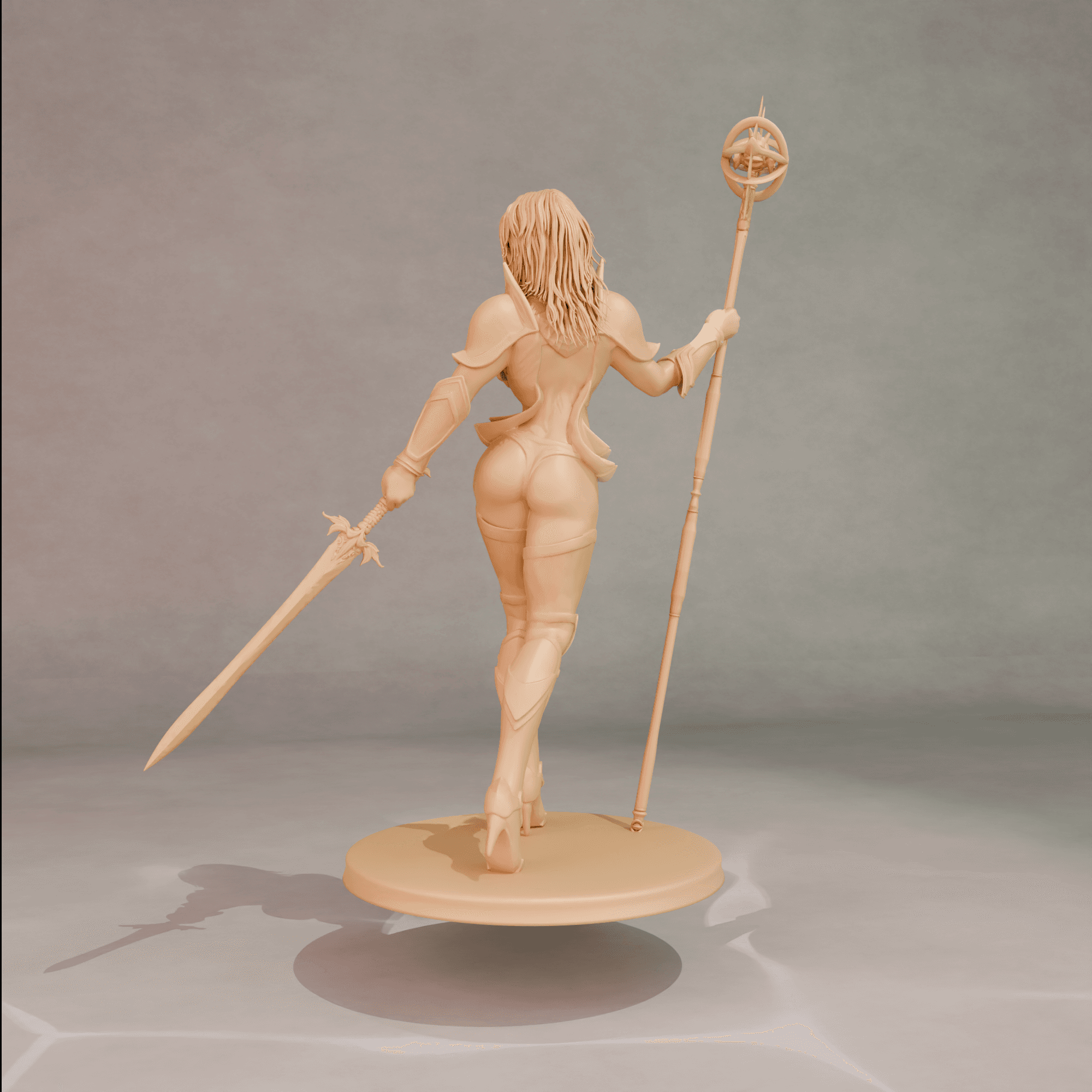 Enchanting Warrior Woman  3d model